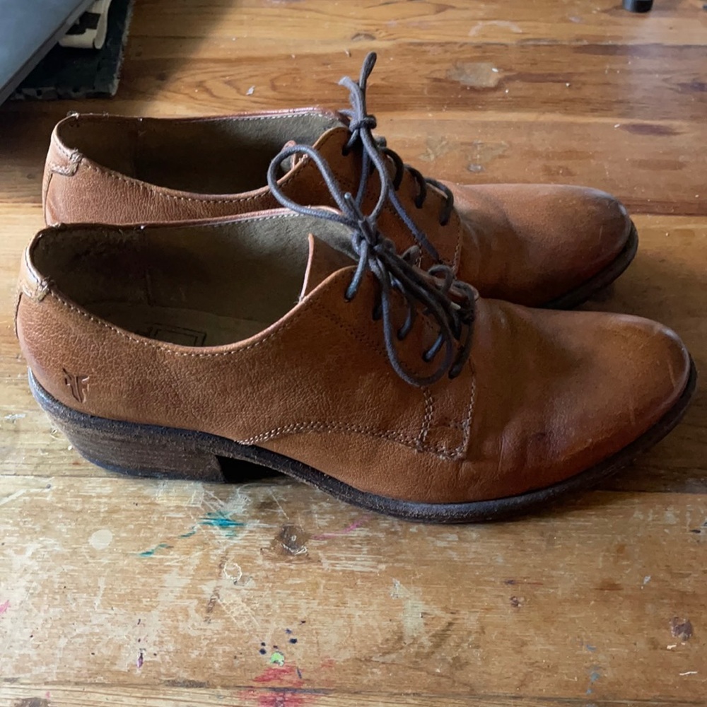 Frye Carson Oxford 74200 leather shoes. 8 B